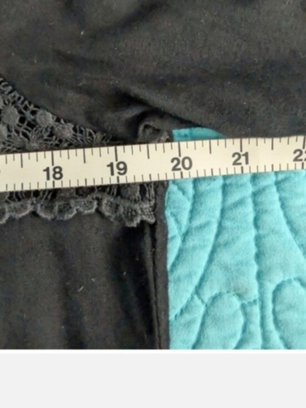 Black Peasant Blouse Crochet- Lacy Yoke and Bell Sleeves Size Small Tunic Top - Picture 9 of 9